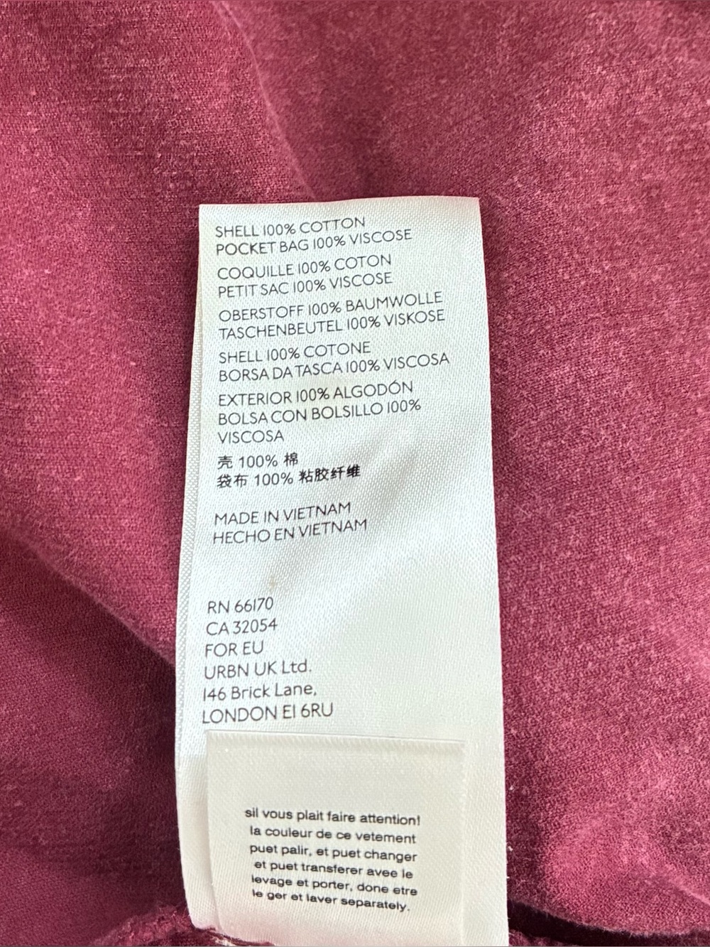Anthropologie Pilcro Marta Tiered Corduroy Midi Dress Mauve Berry Pink Size XS - Picture 8 of 8
